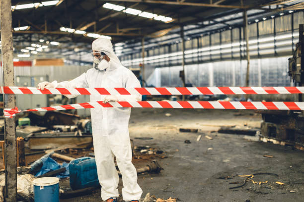 Professional Infectious Disease Decontamination technician working in West Chester, PA